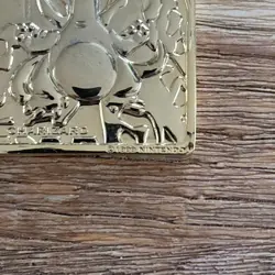 Pokemon Charizard Nintendo 1999 Burger King 24k Gold Plated Card - Image 5