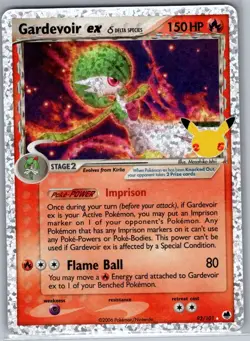 Gardevoir ex (Delta Species) 93/101 Celebrations: Classic - Pokemon Card - NM - Image 1