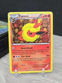 Pokemon Card TCG Flareon BW88 Black and White Promo 2013 Holo Black Star Vintage - Image 3