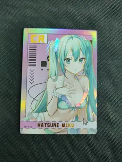 CR-018 Hatsune Miku Goddess Story of Power Holo Anime Waifu Card - Image 1