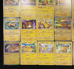 Pokemon Tcg Pikachu Card Lot (24) + Raichu - SM, SWSH, SV - Many Sets - Image 2