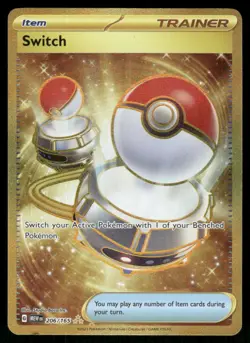 Pokemon Cards Switch 206/165 151 Hyper Rare LP - Image 1