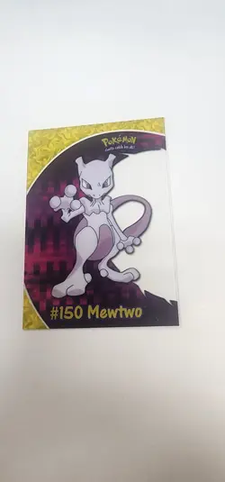 2000 Topps Pokemon TV #PC5 Mewtwo Clear Card Animation Series 2 - Image 1