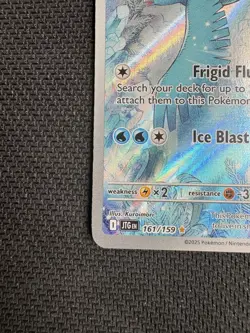 Articuno 161/159 Sv09 Journey Together Holo Rare Full Art 2025 Pokemon Card NM - Image 4