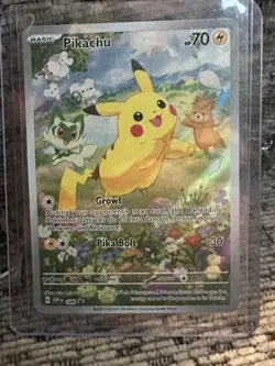 2024 Pokemon Scarlet & Violet Black Star Promo Card 088 Holo Pikachu - Image 1
