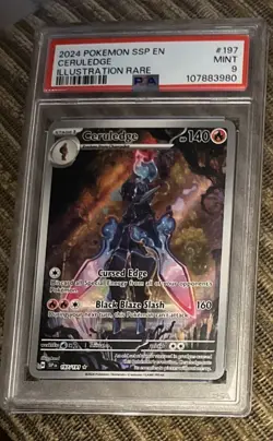 PSA 9 Ceruledge 197/191 Sv08: Surging Sparks Holo (2024) Pokemon Card - Image 1