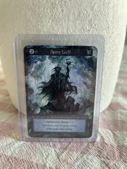 Sorcery Contested Realm Spire Lich Pre Alpha Sample Card! NM - Image 1