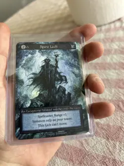 Sorcery Contested Realm Spire Lich Pre Alpha Sample Card! NM - Image 3