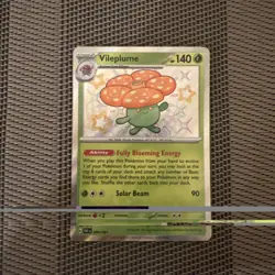 NM! Vileplume (094/091) Paldean Fates Baby Shiny Rare Pokemon Card! FREE P&P! - Image 1
