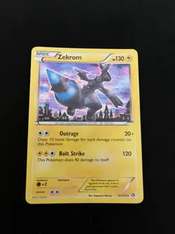 Zekrom 51/113 MINT/NM Pokemon Cards Legendary Treasures Holo Rare - Image 1