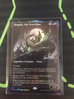 MTG Magic The Gathering Slogurk, The Overslime Foil Showcase Commander - Image 1