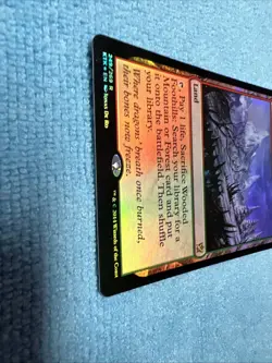 MtG Wooded Foothills x1 Khans of Tarkir M/NM #249 Foil - Image 3