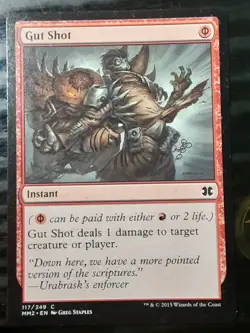 Gut Shot , Modern Masters 2015 , Near Mint , MTG , FREE SHIPPING - Image 1