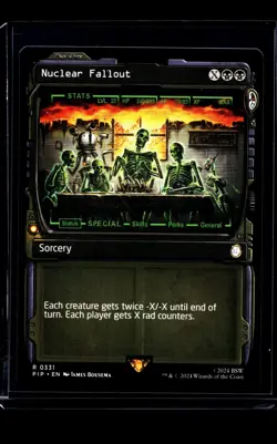 2024 MTG Magic the Gathering PIP Fallout Showcase #331 Nuclear Fallout - Image 1