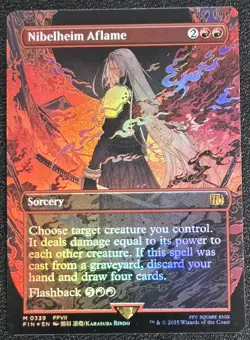 MTG Final Fantasy NIBELHEIM AFLAME Foil #339 (Borderless) Magic: The Gathering - Image 1