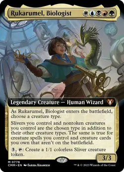 Near Mint x 1 Rukarumel, Biologist - Extended Art Commander Masters Variants - Image 1