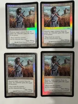 Magic The Gathering MTG Swords to Plowshares - FNM Foil Promo. - Image 1