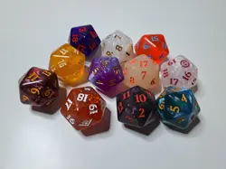 Magic the Gathering Oversized Spin Down Die Lot - Image 1