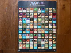 Vintage 1994 MAGIC THE GATHERING The Multiverse of Dominia Poster 26" x 20" - Image 2