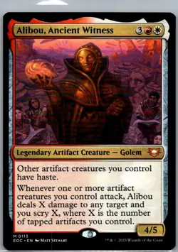 #113 Alibou, Ancient Witness Commander: Edge of Eternities Mythic - Image 1
