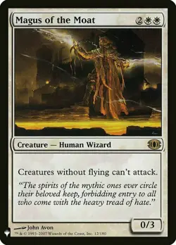1x MAGUS OF THE MOAT - Human - Mystery - MTG - NM - Magic the Gathering - Image 1