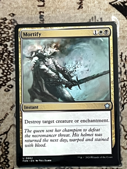 Mortify - Foundations - 662 - #Near Mint Magic the Gathering - Image 1