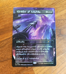 Torment of Hailfire - SECRET LAIR FOIL - NM - MTG - Image 1