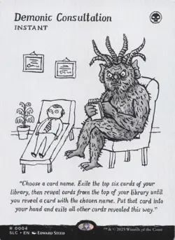 Demonic Consultation Secret Lair Countdown Kit Regular #4 - Image 1