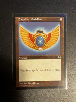 MTG Sapphire Medallion - Tempest (1997) LP - Image 1