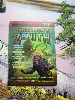 Green Sun’s Zenith Edge of Eternities Rare Foil Version! Amazing Art! - Image 2