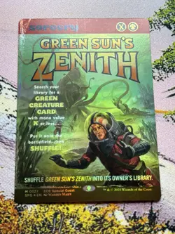 Green Sun’s Zenith Edge of Eternities Rare Foil Version! Amazing Art! - Image 5