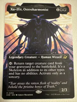 Xu-Ifit, Osteoharmonist Borderless (NM Non-Foil) EOE-0294 Rare MTG - Image 1