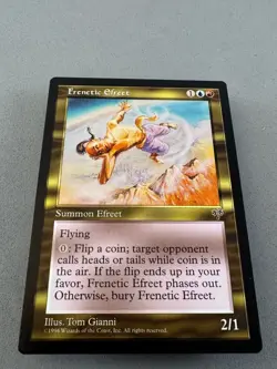 Frenetic Efreet Mirage MTG-Unplayed NM-Vintage Magic the Gathering-RESERVE LIST - Image 3