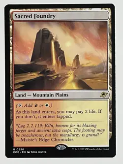 Sacred Foundry : MTG - Edge of Eternities #0256 - NM - Magic - Image 1