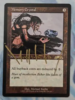 Memory Crystal - Exodus - Magic the Gathering - Signed - Michael Sutfin - Image 1
