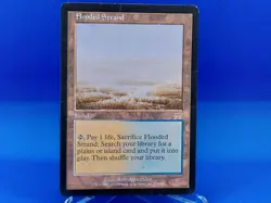 Flooded Strand 1x ONS MTG Onslaught Rare Vintage DAMAGED (see note) white blue - Image 1