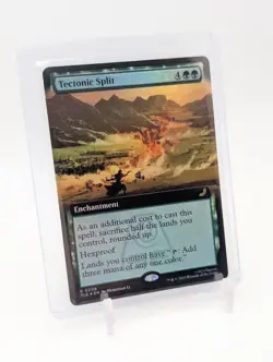 MTG - Tectonic Split - FOIL Extended Art Rare #208 Avatar: The Last Airbender NM - Image 1