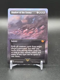 Shadow of the Enemy (Borderless) 0424 (M) MTG The Lord of the Rings (LTR) - Image 1