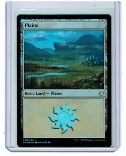 Plains - 250/269 - Foil - Dominaria - Magic the Gathering - Image 1