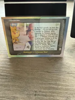 2000 Topps Pokemon TV Animation Blue Label, EP1 - I CHOOSE YOU! - Image 2