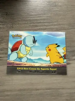 Pokemon Ep12 Here Comes The Squirtle Sqaud 1997 tv animation series Topps - Image 1