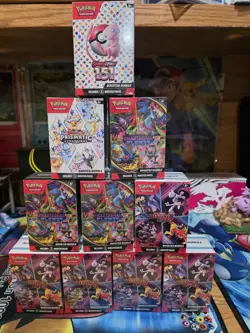 Pokemon Destined Rivals Phantasmal 151 Prismatic Booster Bundle Lot Of 10 - Image 1