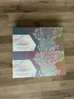 Pokemon Prismatic Evolution Super Kollektion Booster Box | OVP ENG & GER - Image 1