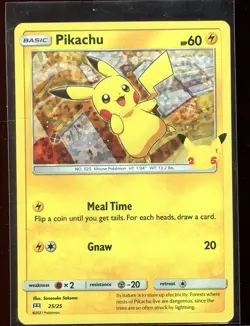 Pikachu Holo McDonald's Promo 2021 Ex/NM 25/25 Pokemon - Image 1