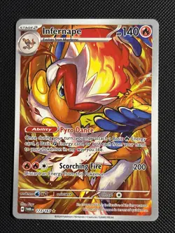 2024 Pokemon TWMen Twilight Masquerade 173/167 Infernape - Image 1