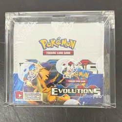 Pokemon XY Evolutions Booster Box SEALED 36 Packs In Ultra Pro Acrylic Display - Image 1