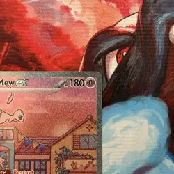 Mew ex SVP 053 Pokemon TCG Scarlet Violet 151 Black Star Promo Full Art Card - Image 4