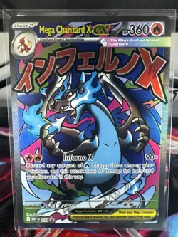Pokemon TCG Mega Charizard x EX 023 Mega Evolution Black Star Promo NM/M - Image 1