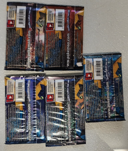 POKEMON SEALED SUN & MOON BOOSTER PACK ART SET (5) UNOPENED PACKS - Image 4