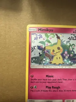 ✨Pokemon TCG Mimikyu 🪬 SM163 Sun & Moon Black Star Promo Holo Pack - Image 5